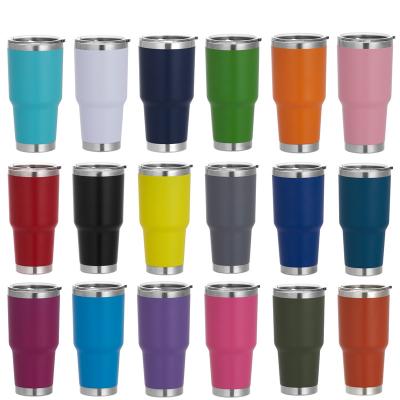 China Mazoho Stocked Ready To Ship 30oz BPA Free Travel Mug Double Wall 304 Stainless Steel Tumbler for sale