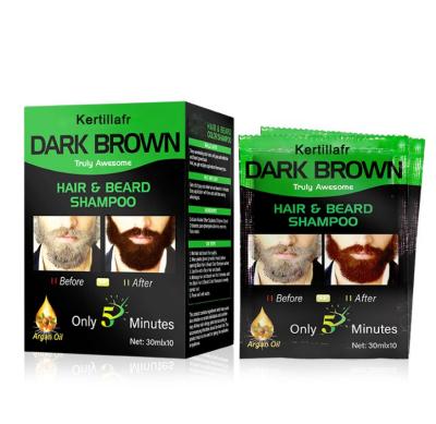 China Newest Easy Coloring Low Ammonia 5 Minute Instant Beard Dye/Kertillafr Color For Men for sale