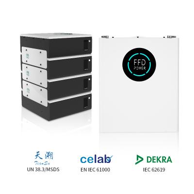 China FFD POWER Lithium Power Solar Home Energy Storage Battery With Lifepo4 Inverter Solar Hybrid Battery Pack 5 for sale