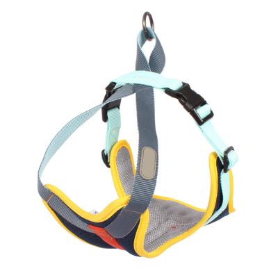 China Custom Design Summer Padded Lightweight Breathable Pet Vest Harness With Pet Leash for sale