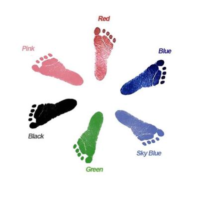 China Viable Safe Non-Toxic Pet Baby Footprints Handprint No Touch Skin Inkless Ink Pads Kits for sale