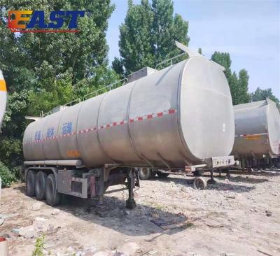 China EST truck trailer used oil tank truck trailer second hand palm oil tanker truck trailer used oil tanker for sale