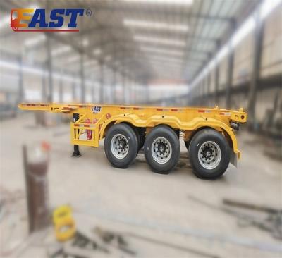 China Skeleton Trailer EST Expandable Container Truck Chassis Container Shipping Container Trailer for sale