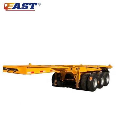 China EST Skeleton Truck Trailer Truck Container Semi Trailer Chassis Skeleton Chassis Container Semi Trailer for sale