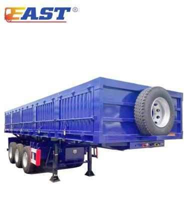 China EAST Side Truck Tractor Dump Trailer Dump Tipper Trailer Side Dump Trailers Semi Dump Trailer for sale