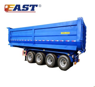 China 4 axle dump trailer 60ton 80ton 100ton dump trailer u shape tipper dump semi trailers truck trailer IS for sale