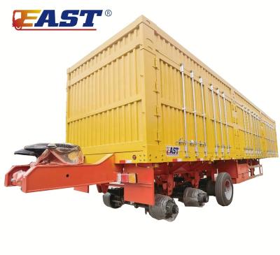 China EST enclosed semi trailers truck trailer van box dry trailers for sale for sale