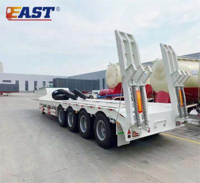 China 50ton Low Bed Semi Trailer Low Bed Trailer EAST Multiaxle Bed Semi Trailer Low Bed Semi Trailer With Mechanical Gym for sale