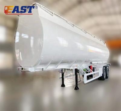 China Truck trailer carbon steel oil tanker fuel tank trailer EST trailer fuel tanker semi truck trailer for sale