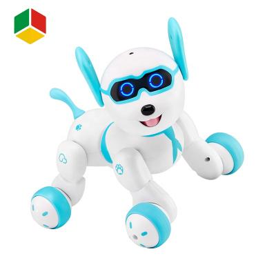 China QS Toy Multifunction Story Telling Smart RC Robot Dog QS Smart RC Dog Sing Dance Music Remote Control Dog Robot Interactive Wrist Watch with USB for sale