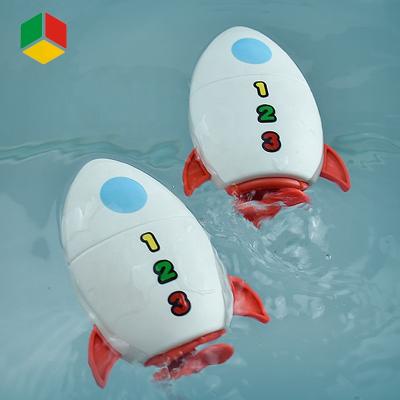 China Bath Toy QS Toys Low Price Baby Bathroom Bathtub Faucet Shower Automatic Water Spray Rocket Toddler Bath Toys for sale