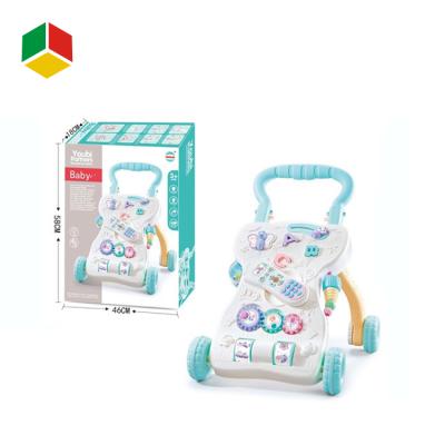 China Baby Playing New Design Baby Stroller Plastic Pram With Music Phone Toys Indoor Baby Walker Pram For Kids for sale