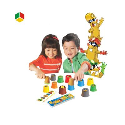 China China Educational Toys Factory Stack A Mole Game Cut 17.00*17.00*4.00 Cm for sale