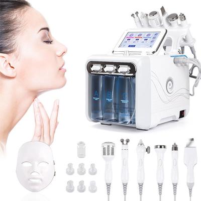 China Skin Tightening 2022 7 in 1 Hydrodermabrasion Skin Care Hydra Hydraulic Water Facial Machine With Led Mask Hydrofacials Hydrafacials Machine for sale