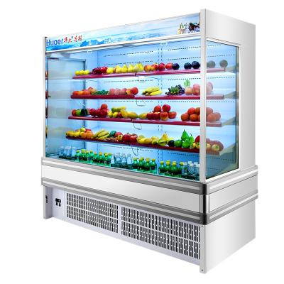 China Single-temperature Showcase Refrigerating Vegetable Chiller For Supermarkets for sale