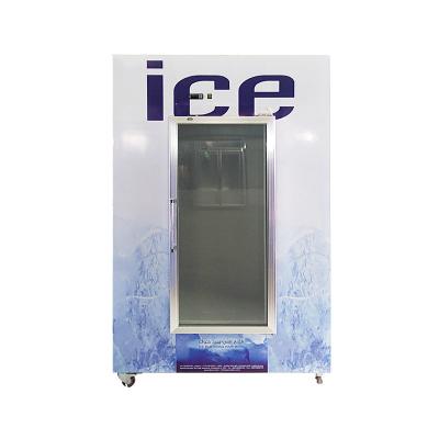 China Multi-climate direct cooling Single-temperature Micheal Bagged Ice Fan Cooling/NC Outdoor Merchandiser Ice Storage Bin Freezer; GUA HR-420 1189L for sale