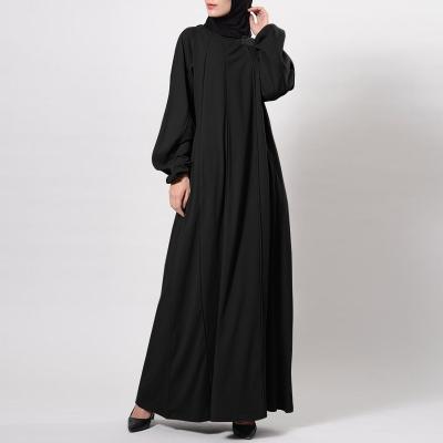 China Solid Colors Best Selling Black Muslim Abaya Islam Abaya Dubai Women Clothing Jilbab Kimono Modern Muslim Islamic Clothing Robe for sale