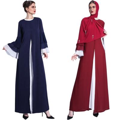 China Muslim Clothing Malaysia Dubai Maxis Prayer Jilbab Dress Collar Dress Long Round Abaya Turkish Turkish Islamic Women for sale