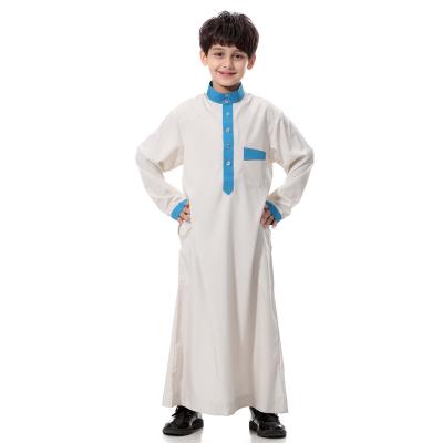 China Islamic Abaya Kimono Clothing Online Boy's Clothing Sets Kids Dress Moroccan Arab Saudi Men Thobes Kids Muslim Clothing for sale