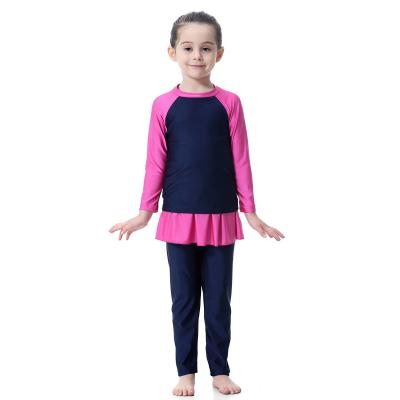 China Hot Unique Comfortable Muslim Muslim Islamic Clothing Fashion Selling Design Feel Kids Girls Muslim Swimwear for sale