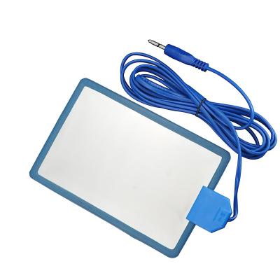 China PE01-3 reusable stainless steel electrosurgical monopolar grounding pad metal ude for sale