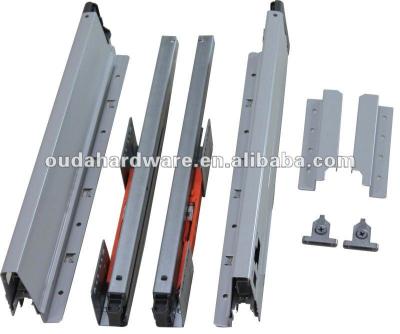 China Open touch drawer slide 350kg for sale