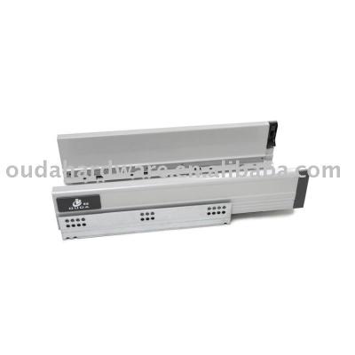 China Silent Soft Closing Drawer Slide 45kg for sale