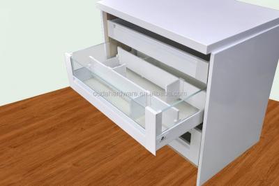 China For home luxury glass plate chest of drawers system for sale