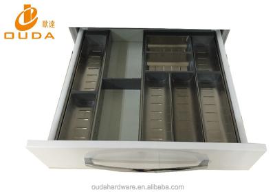 China Diy Adjustable Storage Trays Restaurant Cutlery Tray for sale