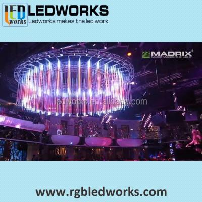 China 3D Effects 3D Vertical Tube , DMX512 Led Tube Vertical Hanging Stage Lights for sale