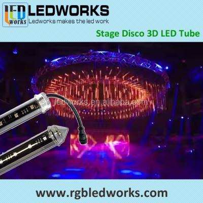 China 3D Effects LED DMX 3D Effect Club Meteor Tube For Night Club Ceiling Light for sale