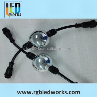 China Digital dmx 3d rgbw ball 40mm diameter RGB LED ball milky housing light LWS-RGBB50-DMX-15V0401 for sale