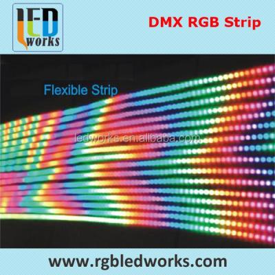 China Programmable Flexible Led Rope 5V Light 5050SMD RGB WS2811/WS2812/WS2812B L5000*W12mm for sale