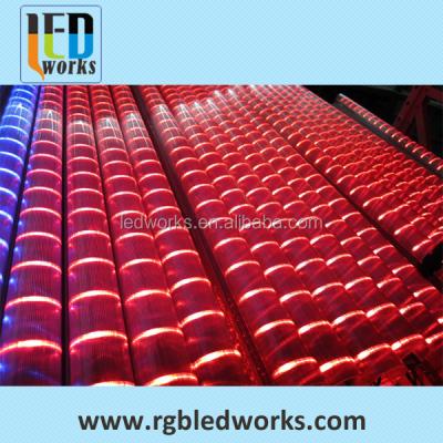 China Aluminum Full Color DMX512 SMD5050 LED Guardrail Tube , Color Changing Digital Tube For Outdoor for sale