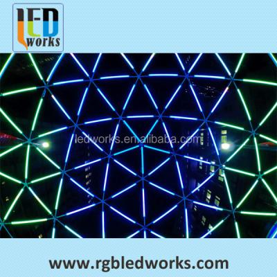 China theme park ledworks led digital led rgb dmx tubes madrix compatible for sale