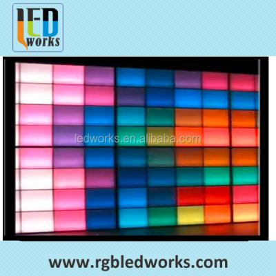 China Interactive Decorative Panel FR4 PCB Standard Sound LED Visual Wall Panel Light For Night Bar for sale