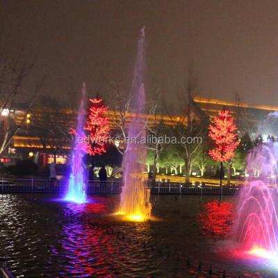 China Aluminum Alloy Outdoor Bracket IP68 LED Swimming Pool Light 18W RGB LED Underwater Light for sale