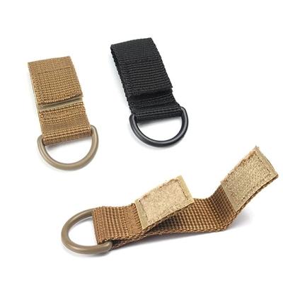 China Durable Nylon Outdoor Tactical Webbing Strap Outdoor Tactical Belt Backpack Clip EDC Hook Tape Molle Buckle Hook for sale