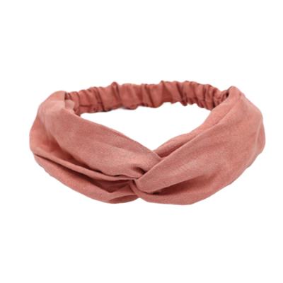 China Wholesale high quality cheap price vintage suede ladies headband for sale for sale