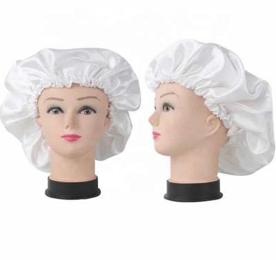 China Hot Popular Satin Head Wrap Hoods Black with Designers Logo, Double Layer Hood for sale