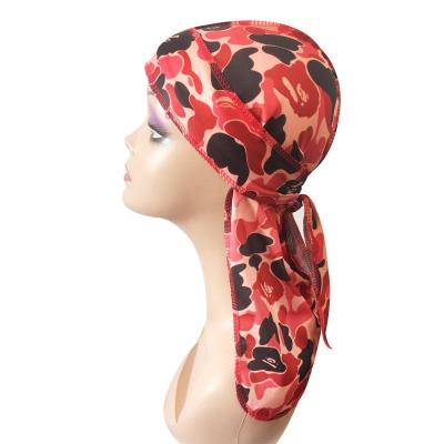 China Designer Wholesale Quick Dry Beanies And Custom Logo Silk Polyester Durags Satin for sale