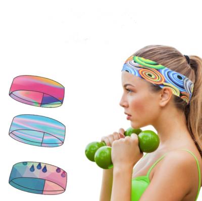 China Popular factory sports headbands for women and men workout headbands custom sweatband for running fitness yoga basketball for sale