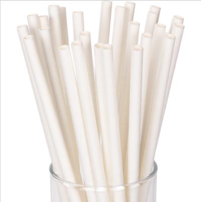 China Disposable Disposable Paper Straws With Biodegradable Materials Individually Wrapped for sale