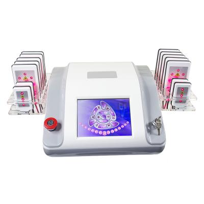 China Skin Tightening 2022 Itembeauty Skin Cellulite Reduction Body Laser Pads Laser Ultrasonic Cavitation Slimming Machine for sale