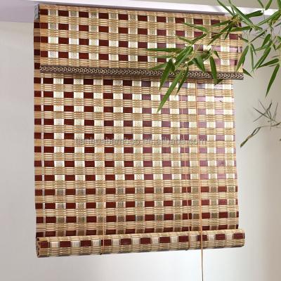 China Natural Indoor Outdoor Chinese Roller Slat Bamboo Shade Curtain Use for sale