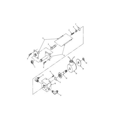 China High quality pump OEM H10 gun accessories, 981405, SCREW, square head, 3/8-16 x 0.750 in.fitting to nordson, for sale