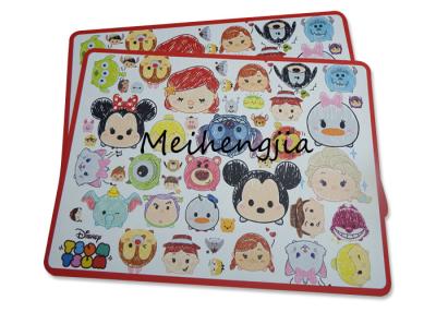 China Eco - Friendly PP Table Mat Colorful Printing Custom Design For Children Advertisement for sale