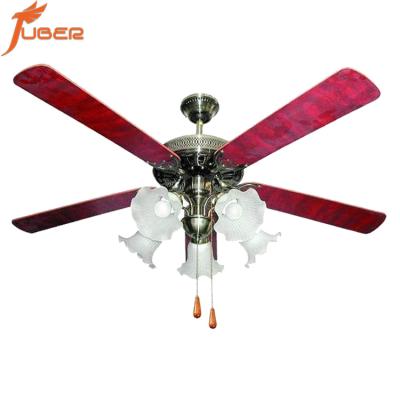 China Modern Factory Design Fancy Ceiling Fan Chandelier with Remote Control Decorative Ceiling Fan with 5 Blades for sale