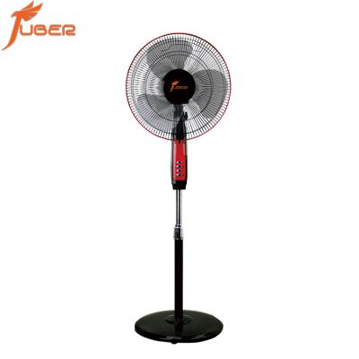 China Hotel 16 Inch Fan 3 Blade Pedestal Fan Commercial Electric Floor Stand Fan 3 Inch Home Stand for sale