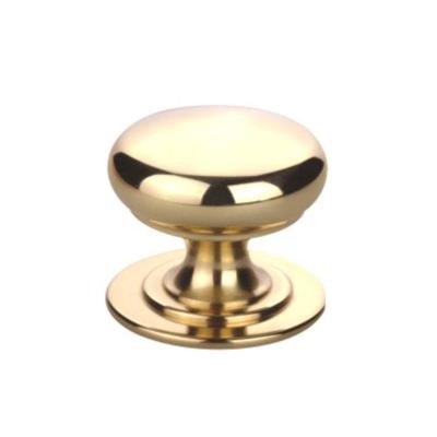 China Easy Installation Polished Kitchen Brass Hardware Mini Cabinet Pulls Drawer Knob for sale